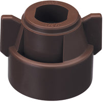 QUICKJET CAP FOR ROUND BODY SPRAY TIPS - BROWN    REPLACES CP25597 / 25598 SERIES