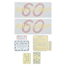 Decal Set for Oliver 60 Row Crop Vinyl - Quality Farm Supply