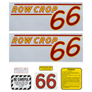 Decal Set for Oliver 66 Row Crop - Gas Mylar - Red Numbers - Quality Farm Supply