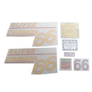 Decal Set for Oliver 66 Standard - Gas Vinyl - Yellow Numbers - Quality Farm Supply