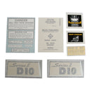 Decal Set for Allis Chalmers D10 Series II - Quality Farm Supply