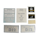 Decal Set for Allis Chalmers D12 Series II - Quality Farm Supply