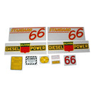Decal Set for Oliver 66 Standard Diesel Mylar - Red Letters - Quality Farm Supply