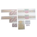 Decal Set for Oliver 66 Standard Diesel Vinyl - Red Numbers - Quality Farm Supply