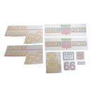 Decal Set for Oliver 66 Standard Diesel Vinyl - Yellow Numbers - Quality Farm Supply