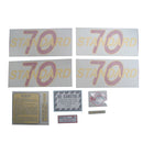 Decal Set for Oliver 70 Standard Vinyl - Quality Farm Supply