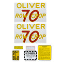 Decal Set for Oliver 70 Row Crop - Quality Farm Supply