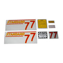 Decal Set for Oliver 77 Standard - Gas Mylar - Red Numbers - Quality Farm Supply