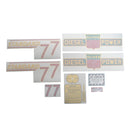 Decal Set for Oliver 77 Standard Diesel Vinyl - Red Numbers - Quality Farm Supply