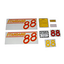 Decal Set for Oliver 88 Standard Gas Mylar - Red Numbers - Quality Farm Supply