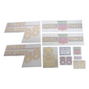 Decal Set for Oliver 88 Row Crop Diesel Vinyl - Yellow Numbers - Quality Farm Supply