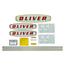 Decal Set for Oliver 550 Gas Early Mylar - Quality Farm Supply