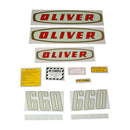 Decal Set for Oliver 660 Mylar - Quality Farm Supply