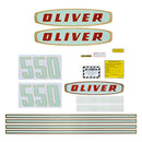 Decal Set for Oliver 950 Diesel Early Mylar - Quality Farm Supply