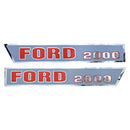 Decal Set for Ford 2000 1965-March 1968 - Quality Farm Supply