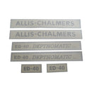 Decal Set for Allis Chalmers ED40 - Quality Farm Supply