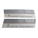 Decal Set for Allis Chalmers 7060 Maroon Chassis - Quality Farm Supply