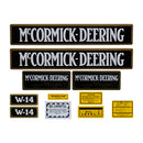 Decal Set for International / Farmall W-14 Mylar - Quality Farm Supply