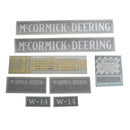 Decal Set for International / Farmall W-14 Vinyl - Quality Farm Supply