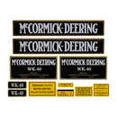 Decal Set for International / Farmall WK-40 Mylar - Quality Farm Supply