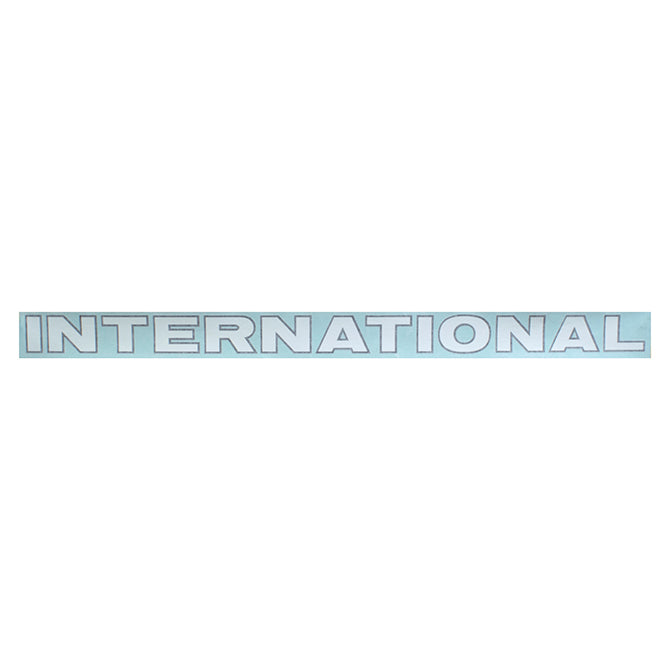 "INTERNATIONAL" Decal for International / FarmallMisc.Vinyl - 1/2" x 8 1/2 - Quality Farm Supply