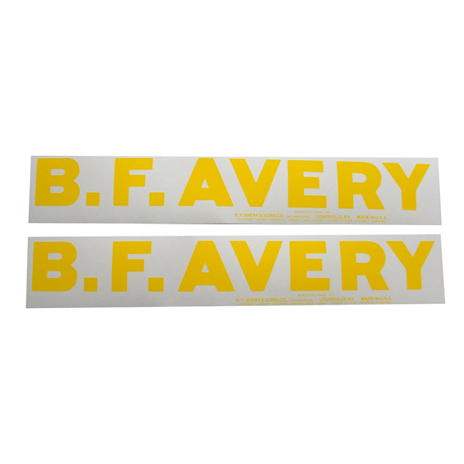 "B.F. Avery" Decal for Minneapolis MolineAvery BFRed Tractor - Quality Farm Supply