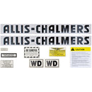 Decal Set for Allis Chalmers WD - Mylar, D0758 - Quality Farm Supply
