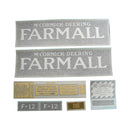 Decal Set for International / Farmall F-12 Vinyl - Quality Farm Supply