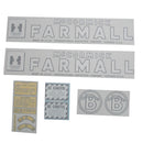 Decal Set for International / Farmall B Culti-Vision Vinyl - Quality Farm Supply