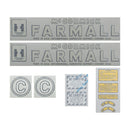 Decal Set for International / Farmall C 1949-1951 Vinyl - "IH McCORMICK FARMALL" - Quality Farm Supply