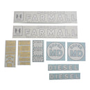 Decal Set for International / Farmall Super MD Vinyl - "IH McCORMICK FARMALL" - Quality Farm Supply