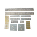 Decal Set for International / Farmall WD-9 1939-1945 Vinyl - "McCORMICK-DEERING" - Quality Farm Supply