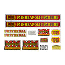 Decal Set for Minneapolis Moline UB Mylar - Quality Farm Supply