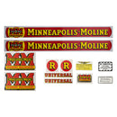 Decal Set for Minneapolis Moline R Mylar - Quality Farm Supply
