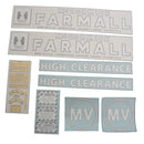 Decal Set for International / Farmall MV Vinyl - Quality Farm Supply