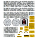 Decal Set for International / Farmall TD-6 - Quality Farm Supply