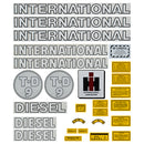 Decal Set for International / Farmall TD-9 - Quality Farm Supply
