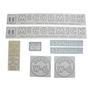 Decal Set for International / Farmall Super W-6 Vinyl - Quality Farm Supply