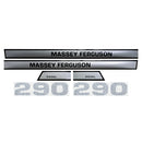 Decal Set for Massey Ferguson 290 Mylar - Hood Only - Quality Farm Supply