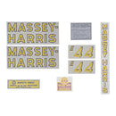 Decal Set for Massey Harris 44 Gas Vinyl - Quality Farm Supply