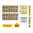 Decal Set for Massey Harris 55 Gas Mylar - Quality Farm Supply