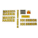 Decal Set for Massey Harris 101 Sr. Mylar - Quality Farm Supply