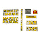 Decal Set for Massey Harris 745 Mylar - Quality Farm Supply