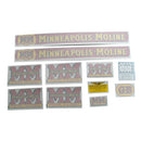 Decal Set for Minneapolis Moline GB Vinyl - Quality Farm Supply