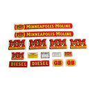 Decal Set for Minneapolis Moline GB Diesel Mylar - Quality Farm Supply