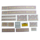 Decal Set for Minneapolis Moline UB Special Vinyl - Quality Farm Supply