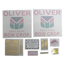 Decal Set for Oliver 70 Row Crop "Oliver-Hart Parr" Vinyl - Quality Farm Supply
