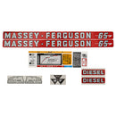 Decal Set for Massey Ferguson 65 Mylar - Quality Farm Supply