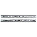 Decal Set for Massey Ferguson 690 Mylar - Hood Only - Quality Farm Supply