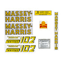 Decal Set for Massey Harris 102 Sr. Twin Power Mylar - Quality Farm Supply